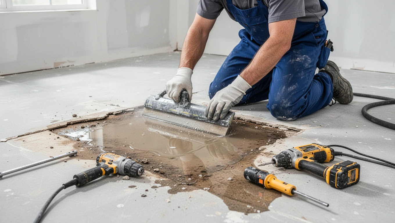 Floor Water Damage Repair
