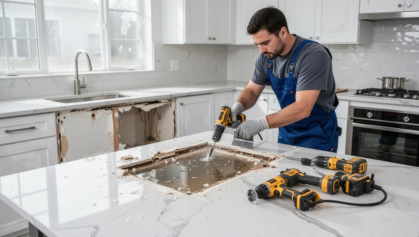 Kitchen Water Damage Repair
