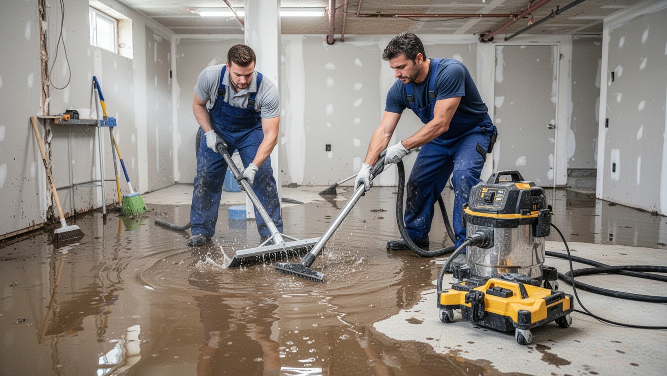 Flooded Basement Cleanup